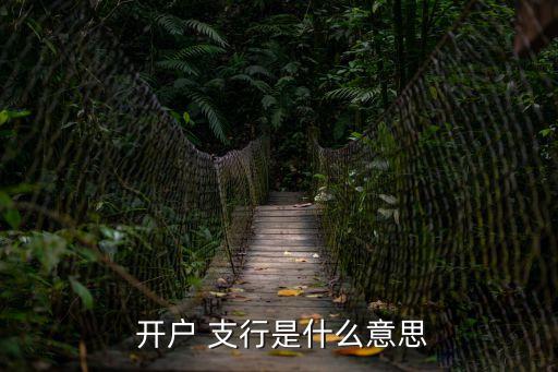 開(kāi)戶(hù)支行
