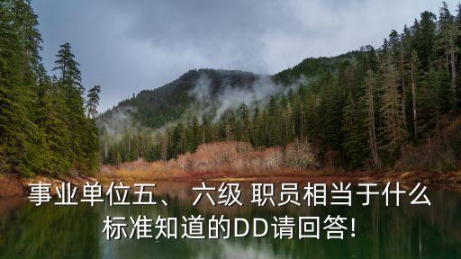 六級(jí)職員