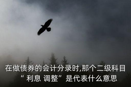利息調(diào)整