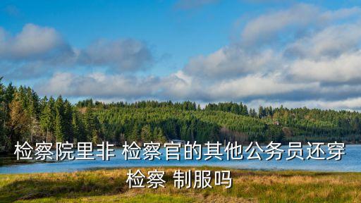 檢察院里非 檢察官的其他公務(wù)員還穿檢察 制服嗎