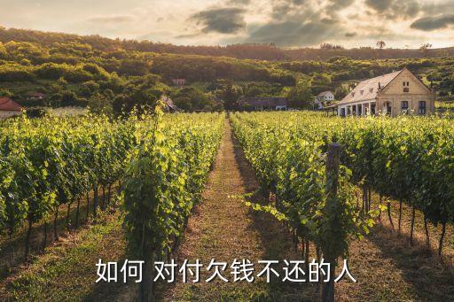 有狠招對(duì)付不還錢(qián)的人,怎樣要賬惡心又不犯法