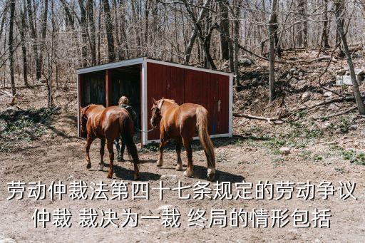 勞動(dòng)仲裁法第四十七條規(guī)定的勞動(dòng)爭議仲裁 裁決為一裁 終局的情形包括