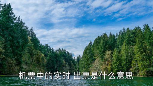 出票是什么意思,演唱會(huì)出票是什么意思