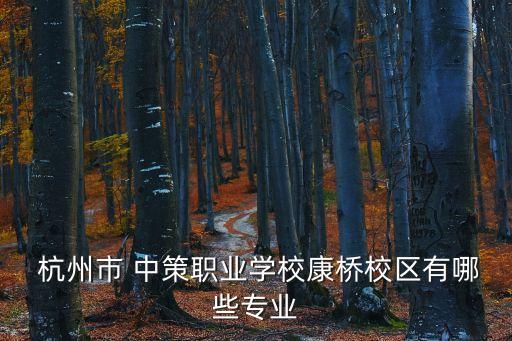  杭州市 中策職業(yè)學(xué)?？禈蛐^(qū)有哪些專業(yè)