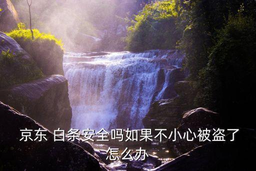  京東 白條安全嗎如果不小心被盜了怎么辦
