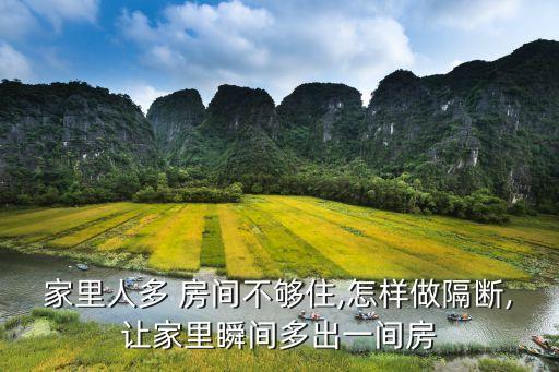 客廳加一堵墻隔出一個房間