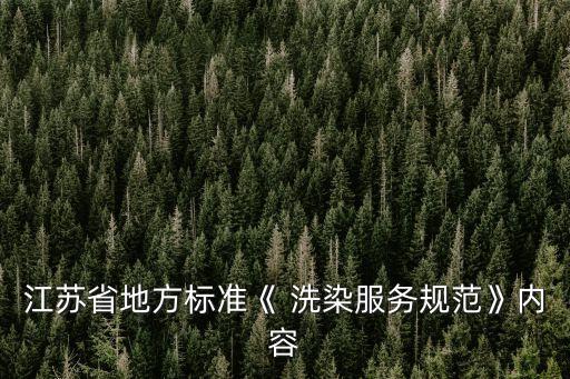 洗染