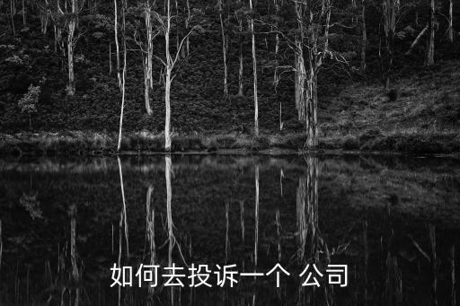 怎么舉報(bào)公司