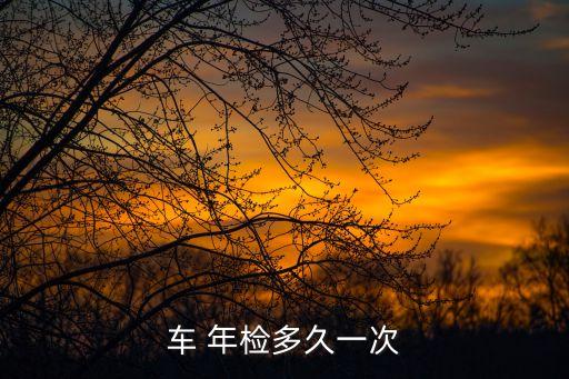 車幾年年檢一次,新能源汽車幾年年檢一次