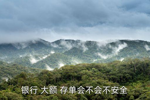 大額存單安全嗎,中國(guó)銀行的大額存單安全嗎