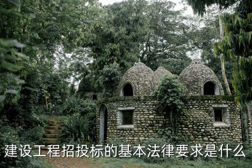 建設(shè)工程招投標(biāo)的基本法律要求是什么