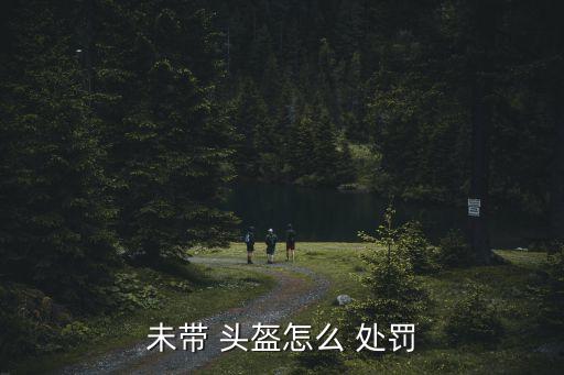 未帶 頭盔怎么 處罰
