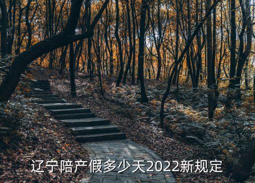 遼寧陪產(chǎn)假多少天2022新規(guī)定