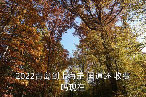 國道收費嗎,不走高速走國道收費嗎