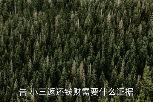 起訴小三的起訴狀模板,妻子起訴小三歸還夫妻共同財產(chǎn)起訴狀