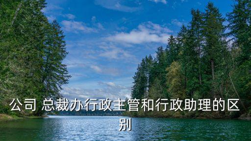 公司 總裁辦行政主管和行政助理的區(qū)別