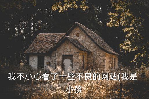 我不小心看了一些不良的網(wǎng)站(我是 小孩