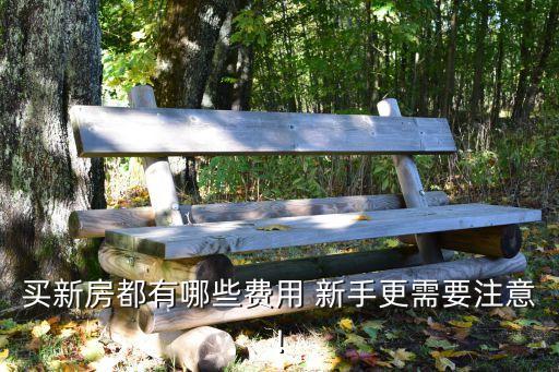 買新房都有哪些費(fèi)用 新手更需要注意!