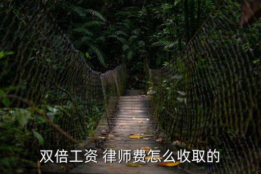 雙倍工資 律師費(fèi)怎么收取的
