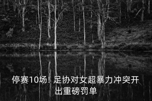 停賽10場! 足協(xié)對女超暴力沖突開出重磅罰單