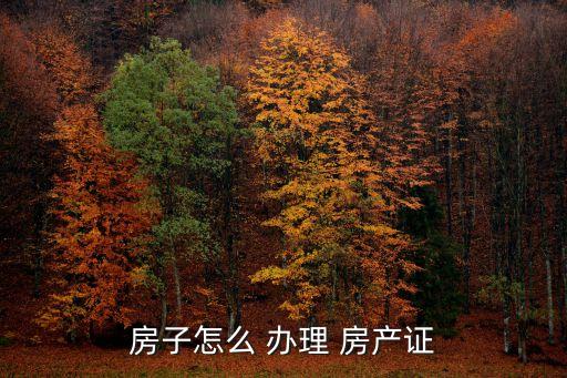 房產(chǎn)證如何辦理,老房子重建后的房產(chǎn)證如何辦理