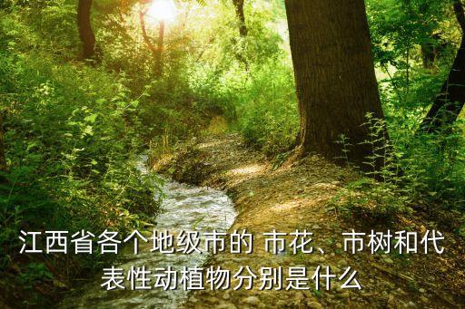 江西省各個地級市的 市花、市樹和代表性動植物分別是什么