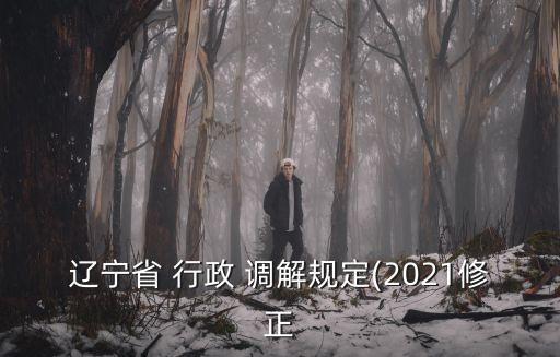 行政調(diào)解