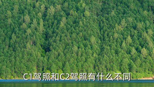駕駛證c1和c2的區(qū)別,哪個(gè)駕校離我近點(diǎn)