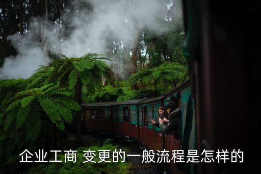  企業(yè)工商 變更的一般流程是怎樣的