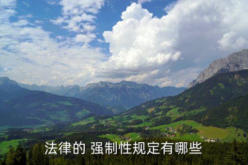 強(qiáng)制性規(guī)則和義務(wù)性規(guī)則,授權(quán)性規(guī)則和強(qiáng)制性規(guī)則