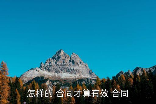 確認(rèn)合同有效的法條,合同收入確認(rèn)五步法