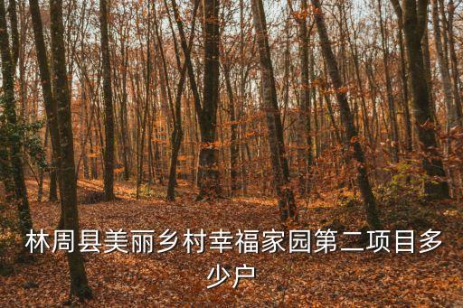  林周縣美麗鄉(xiāng)村幸福家園第二項(xiàng)目多少戶(hù)