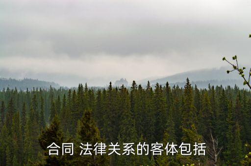 合同法律關(guān)系是什么