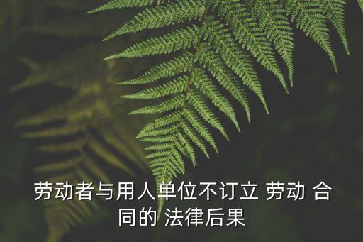 未簽勞動合同的法律責(zé)任,如何避免不簽勞動合同法律責(zé)任