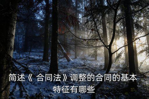 合同法法律特征包括哪些,根據(jù)合同法,合同具有哪些法律特點(diǎn)