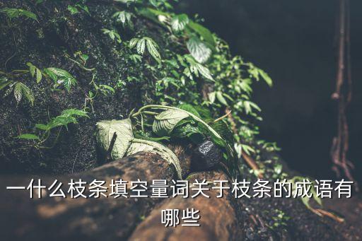 一什么樹枝