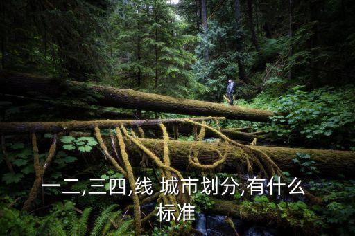 一線城市的標(biāo)準(zhǔn),二線城市的標(biāo)準(zhǔn)