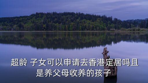  超齡 子女可以申請去香港定居嗎且是養(yǎng)父母收養(yǎng)的孩子