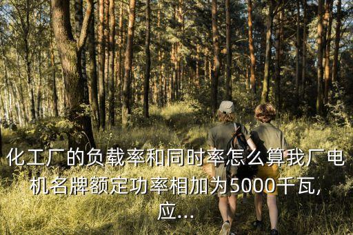化工廠的負(fù)載率和同時率怎么算我廠電機(jī)名牌額定功率相加為5000千瓦,應(yīng)...