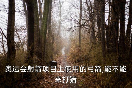 奧運會射箭項目上使用的弓箭,能不能來打獵