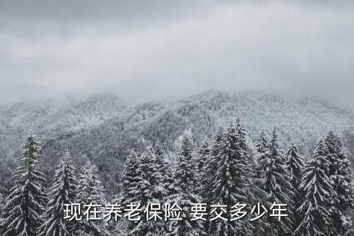 養(yǎng)老金要交多少年,全民保終身養(yǎng)老金要交多少年