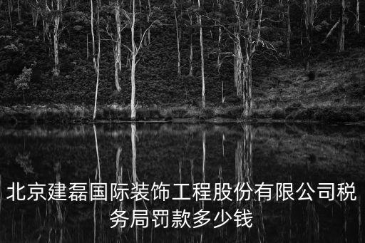 北京建磊國際裝飾工程股份有限公司稅務(wù)局罰款多少錢