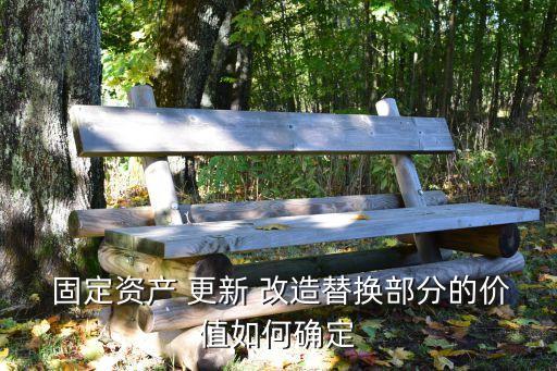  固定資產(chǎn) 更新 改造替換部分的價(jià)值如何確定
