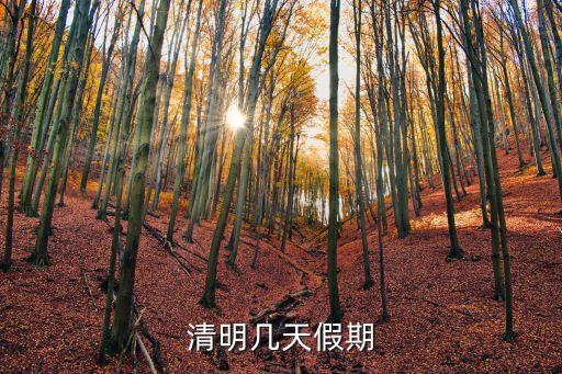 清明幾天假期