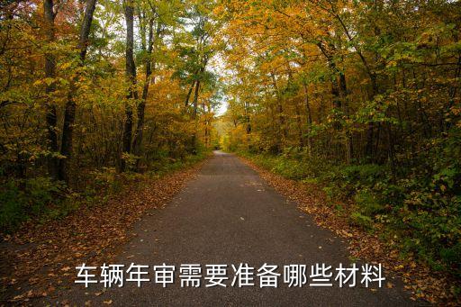 車輛年審需要準備哪些材料