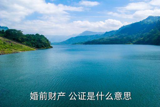 婚前公證