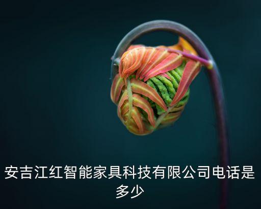 安吉江紅智能家具科技有限公司電話是多少