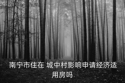 南寧城中村