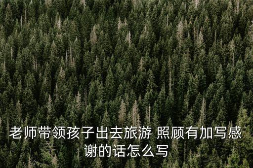 老師帶領(lǐng)孩子出去旅游 照顧有加寫感謝的話怎么寫