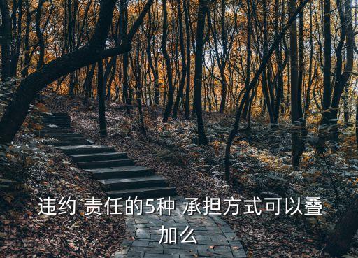 違約責(zé)任的5種承擔(dān)方式,合同違約金20%法律規(guī)定